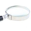 5x 60mm Handheld Metal Frame Magnifier Magnifying Glass Lens for Reading Maps Jeweler Watch Repair Maps Jewelry Coin Collectors
