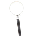 5x 60mm Handheld Metal Frame Magnifier Magnifying Glass Lens for Reading Maps Jeweler Watch Repair Maps Jewelry Coin Collectors