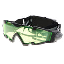 Head-mounted LED Light Goggles Lens Sports Glasses Eyes Protection Spectacles Eyewear Adjustable Strap Riding Skidding Cycling Lab Impact-resistant