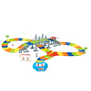 Flexible Track Car Racing Game Set DIY Model Kits Battery Powered Kids Hand & Eye Coordination Kids Toy B-day Gift - 192pcs