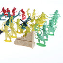 Set of 30pcs Army Sand Scene Model Replacement Soldiers Airplane with Arm Men Accessories Toy Action Figures Collection