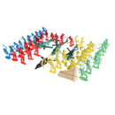 Set of 30pcs Army Sand Scene Model Replacement Soldiers Airplane with Arm Men Accessories Toy Action Figures Collection