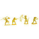 Set of 30pcs Army Sand Scene Model Replacement Soldiers Airplane with Arm Men Accessories Toy Action Figures Collection