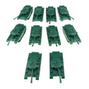 10pcs Realistically Plastic Army Base Set Sand Scene Mdel Kits Toy Soldier Army Men Accessories- Tank Cars