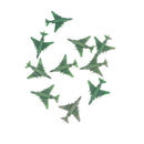 10pcs Realistically Plastic Army Base Set Sand Scene Mdel Kits Toy Soldier Army Men Accessories- Fighter Aeroplane