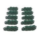 10pcs Realistically Plastic Army Base Set Sand Scene Mdel Kits Toy Soldier Army Men Accessories- Sandbag Shelters