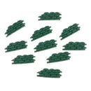 10pcs Realistically Plastic Army Base Set Sand Scene Mdel Kits Toy Soldier Army Men Accessories- Sandbag Shelters