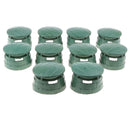 10pcs Realistically Plastic Army Base Set Sand Scene Mdel Kits Toy Soldier Army Men Accessories- Round Bunkers