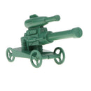 10pcs Realistically Plastic Army Base Set Sand Scene Mdel Kits Toy Soldier Army Men Accessories- Artillery