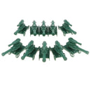 10pcs Realistically Plastic Army Base Set Sand Scene Mdel Kits Toy Soldier Army Men Accessories- Artillery