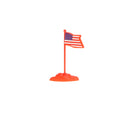 Bucket of 34 Pieces WWII Toy Soldiers Tank Flag Army Figures Playset Army Sand Scene Model Army Men Accessories