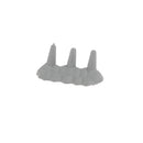 10pcs Realistically Plastic Rockery WWII Army Base Set Sand Scene Mdel Kits Toy Soldier Army Men Accessories-