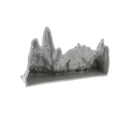 10pcs Realistically Plastic Rockery WWII Army Base Set Sand Scene Mdel Kits Toy Soldier Army Men Accessories-