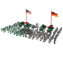 289 Pieces Plastic WWII Soldier 2cm Army Figures Playset For Army Men Sand Scene Model Collection Toy