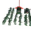 289 Pieces Plastic WWII Soldier 2cm Army Figures Playset For Army Men Sand Scene Model Collection Toy