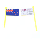 Wooden World Map with 36 Flags Toy Set, Puzzle Matching Game, Kids Geography Educational Toy