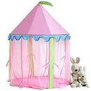 Pink Princess Castle Tent Children Playhouse For Kids Indoor Outdoor Play