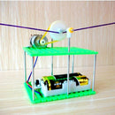 DIY Electric Cable Car Vehicle Learning Toy Physics Electrical Circuit Connection Puzzle Science Gadget DIY Assembly Kits
