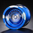 MAGICYOYO YOYO Ball Pro k/9 Polished Alloy Yoyos Balls KK Bearing String Trick 1A, 3A, 5A kids Juggling Toy with Strings Blue