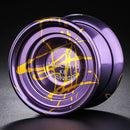 MAGICYOYO YOYO Ball Pro K8 Polished Alloy Yoyos Balls KK Bearing String Trick 1A, 3A, 5A kids Juggling Toy with Strings Purple