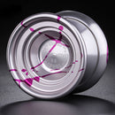 MAGICYOYO YOYO Ball Pro K8 Polished Alloy Yoyos Balls KK Bearing String Trick 1A, 3A, 5A kids Juggling Toy with Strings Silver