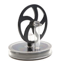 Low Temperature Stirling Engine ABS Flywheel Running Motor Educational Toy Conversion of Heat Energy to Mechanical Work