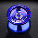 MAGICYOYO Unresponsive YOYO N9 Alloy Professional Yo-yo for 1A 3A 5A String Trick Play - Pink Purple