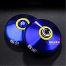 MAGICYOYO Unresponsive YOYO N9 Alloy Professional Yo-yo for 1A 3A 5A String Trick Play - Pink Purple