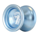 MAGICYOYO Unresponsive YOYO N12 Alloy Professional Yo-yo for 1A 3A 5A String Trick Play - Light Blue