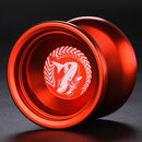 MAGICYOYO Unresponsive YOYO N12 Alloy Professional Yo-yo for 1A 3A 5A String Trick Play - Red