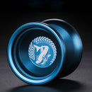 MAGICYOYO Unresponsive YOYO N12 Alloy Professional Yo-yo for 1A 3A 5A String Trick Play - Lake Blue