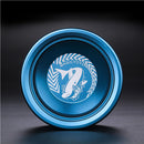 MAGICYOYO Unresponsive YOYO N12 Alloy Professional Yo-yo for 1A 3A 5A String Trick Play - Lake Blue