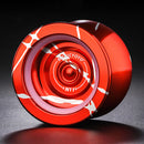 MAGICYOYO Unresponsive YOYO N11 Alloy Professional Yo-yo for 1A 3A 5A String Trick Play - Red Silver