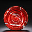 MAGICYOYO Unresponsive YOYO N11 Alloy Professional Yo-yo for 1A 3A 5A String Trick Play - Red Silver