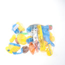 33Pcs Kids Kitchen Pretend Play Toy Set, Playhouse Educational Toy Gift - Blue and Yellow Color