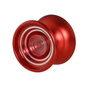Metal Professional Magic Yo-Yo K7 Ball High Performance Juggling Yoyo Playing Toy String Trick 1A, 3A, 5A -Red