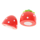 Kids Pretend Play Simulation Sticky Strawberry Fruits Kitchen Food Playing Role Play Game Toys