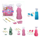 Fun Kitchen Cooking Baking Food Cake Kits, Pretend Role Play Development Toy Chef Apron Glove Set, Wooden Spoon Rolling Pin Whisk Kits
