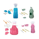 Fun Kitchen Cooking Baking Food Cake Kits, Pretend Role Play Development Toy Chef Apron Glove Set, Wooden Spoon Rolling Pin Whisk Kits