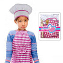 Fun Kitchen Cooking Baking Food Cake Kits, Pretend Role Play Development Toy Chef Apron Cap Glove Set, Wooden Spoon Rolling Pin Whisk Kits