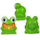 Portable Cute Frog Automatic Bubble Machine Blower Maker Children Summer Outdoor Camping Toy Play Fun