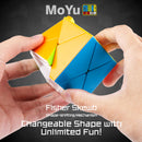 Irregular Creative Skewb Magic Cube Mod, Speed Twist Brain Teaser Cube Toy 3x3