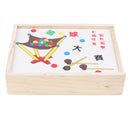 Wooden Ball Grip & Catch Game Toy for Toddlers, Kids Montessori Preschool Educational Toy