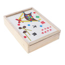 Wooden Ball Grip & Catch Game Toy for Toddlers, Kids Montessori Preschool Educational Toy