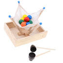 Wooden Ball Grip & Catch Game Toy for Toddlers, Kids Montessori Preschool Educational Toy
