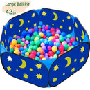 Kids Pop Up Ball Pit Pool Toddler Baby Play Tent Playhouse Playpen Developmental crawl, walk, jump, play Game Hut Toy 120CM/ 47
