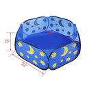 Kids Pop Up Ball Pit Pool Toddler Baby Play Tent Playhouse Playpen Developmental crawl, walk, jump, play Game Hut Toy 120CM/ 47