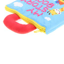 3D Cloth Books Baby Montessori Learn to Dress Early Basic Life Skills Toy - Teaching Clocks & Color Shapes & Zip, Snap, Button, Buckle, Lace & Tie Puzzle