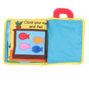 3D Cloth Books Baby Montessori Learn to Dress Early Basic Life Skills Toy - Teaching Clocks & Color Shapes & Zip, Snap, Button, Buckle, Lace & Tie Puzzle