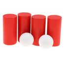 32-piece Wooden Geometric Solids Math Learning Toys School Teaching Tool